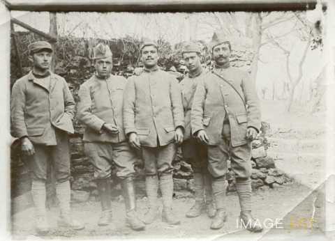 Groupe de soldats français